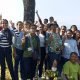 Major Rakesh Sharma and students of St Mary's School